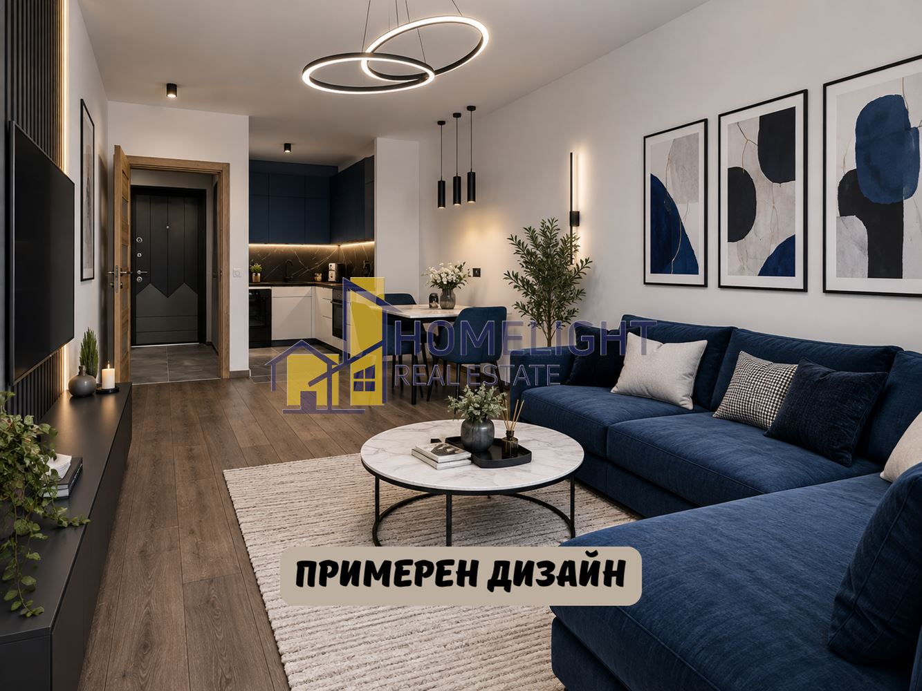 Двустаен апартамент в кв. Малинова долина