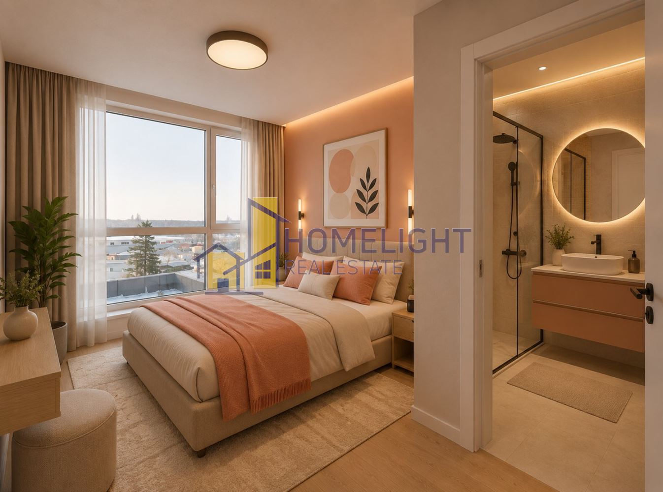 After virtual staging